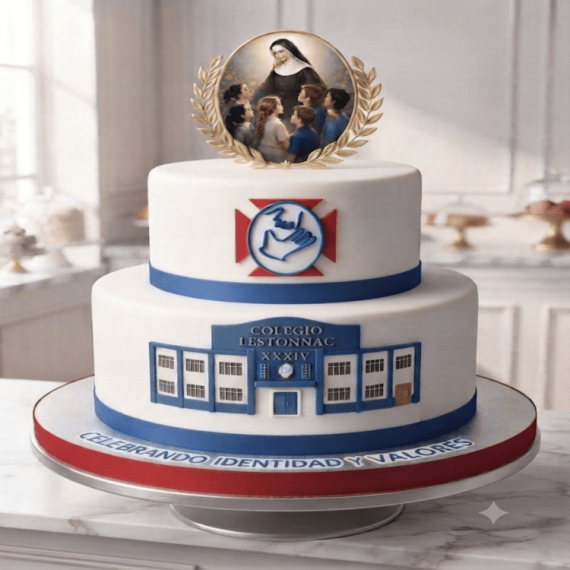 Torta Maqueta Corporativa Colegio