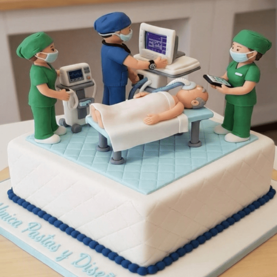 Torta Maqueta Corporativa Hospital Clinica Lima Callao 